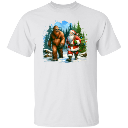 Santa & Sasquatch T-Shirts, Hoodies and Sweatshirts