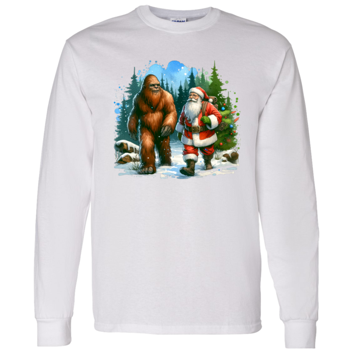 Santa & Sasquatch T-Shirts, Hoodies and Sweatshirts