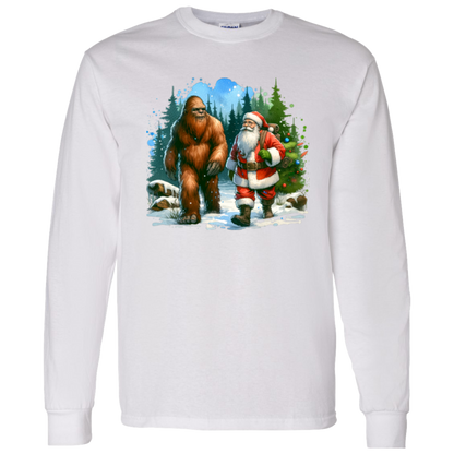 Santa & Sasquatch T-Shirts, Hoodies and Sweatshirts