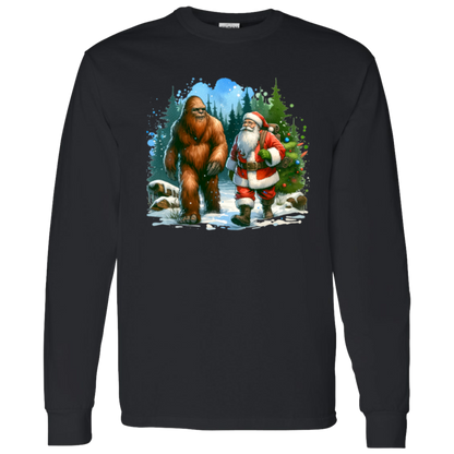 Santa & Sasquatch T-Shirts, Hoodies and Sweatshirts