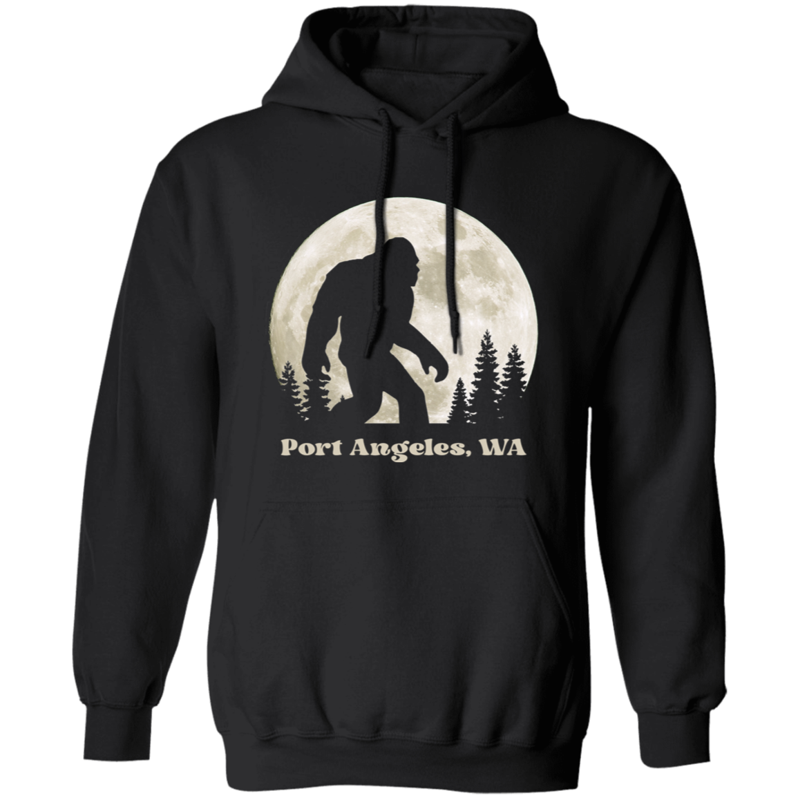 Full Moon Sasquatch - Port Angeles T-shirts, Hoodies and Sweatshirts