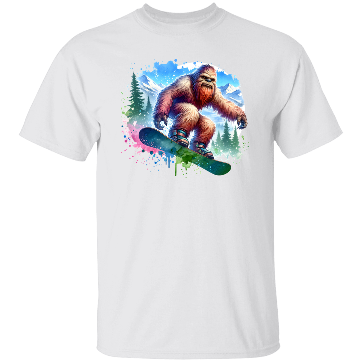 Snowboarding Sasquatch T-Shirts, Hoodies and Sweatshirts