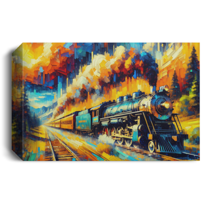 Denver Pacific Train Canvas Art Prints
