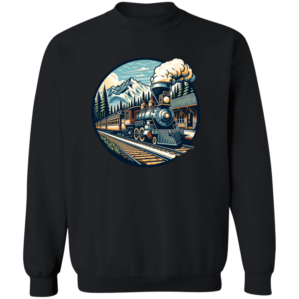 Train at Station - T-shirts, Hoodies and Sweatshirts