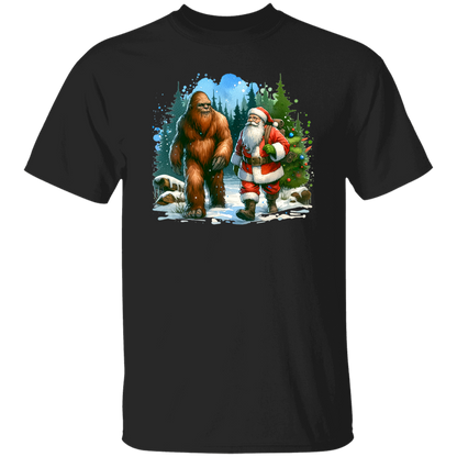 Santa & Sasquatch T-Shirts, Hoodies and Sweatshirts