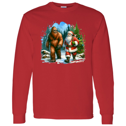 Santa & Sasquatch T-Shirts, Hoodies and Sweatshirts