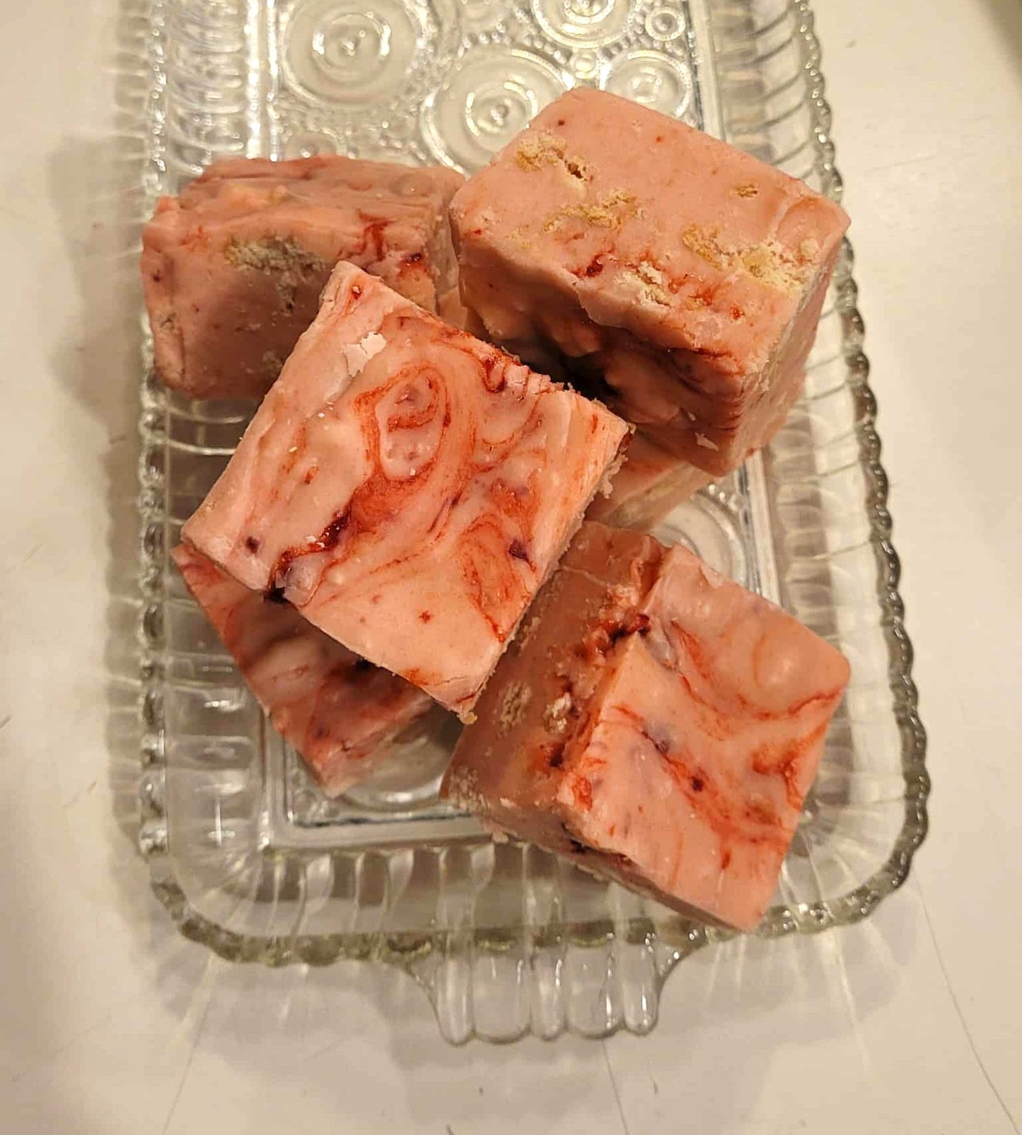 Strawberry Shortcake Fudge