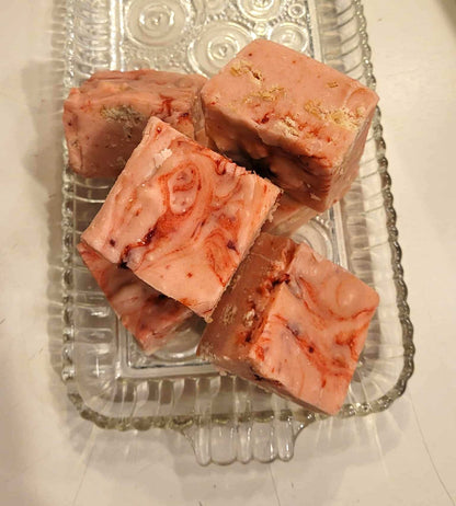 Strawberry Shortcake Fudge