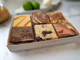 6 Piece gift box of assorted Fudge flavors