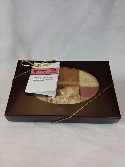 6 piece gift box of assorted fudges