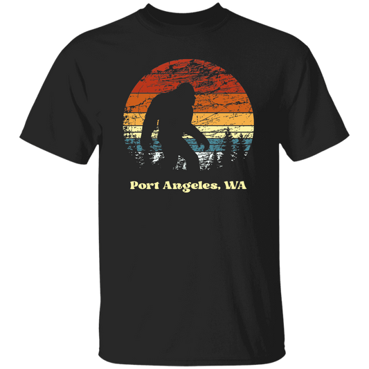 Retro Sunset Sasquatch PA Grunge T-Shirt