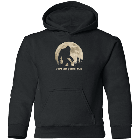 Full Moon Sasquatch Youth Pullover Hoodie