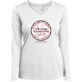 NW Fudge & Confections Ladies' LS Performance V-Neck T-Shirt