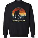 Retro Sunset Sasquatch PA Grunge Crewneck Pullover Sweatshirt