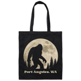 Port Angeles Flower Power Sasquatch Sasquatch Tote Bags