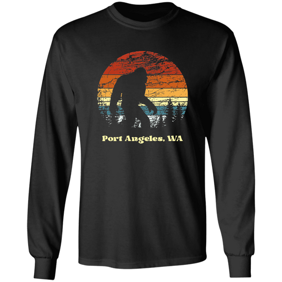 Retro Sunset Sasquatch PA Grunge LS Ultra Cotton T-Shirt