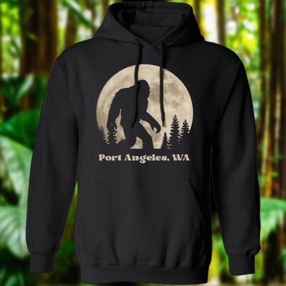 Full Moon Sasquatch Pullover Hoodie