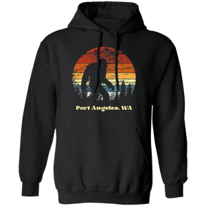 Retro Sunset Sasquatch PA Grunge Pullover Hoodie