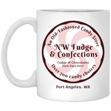 NW Fudge & Confections White Mugs