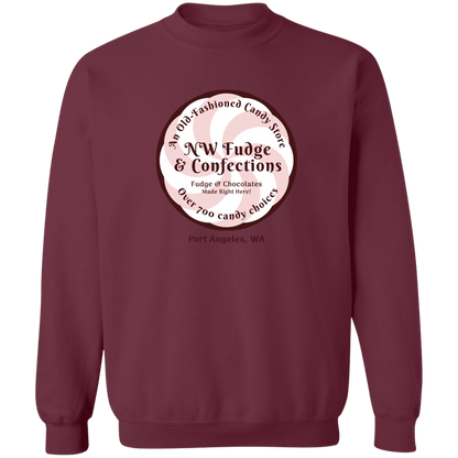 NW Fudge & Confections Crewneck Pullover Sweatshirt