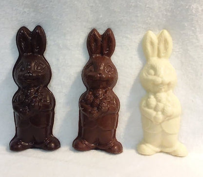 Chocolate Boy Bunny - handmade in Milk, Dark or White Chocolate