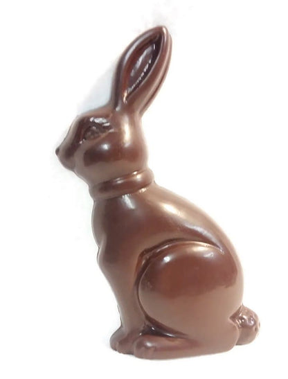Handmade Chocolate Bunny in Milk, Dark or White Chocolate