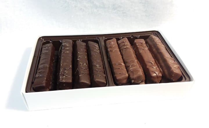 16 Chocolate Covered Jelly Strings - Orange, Raspberry, Marionberry or ...