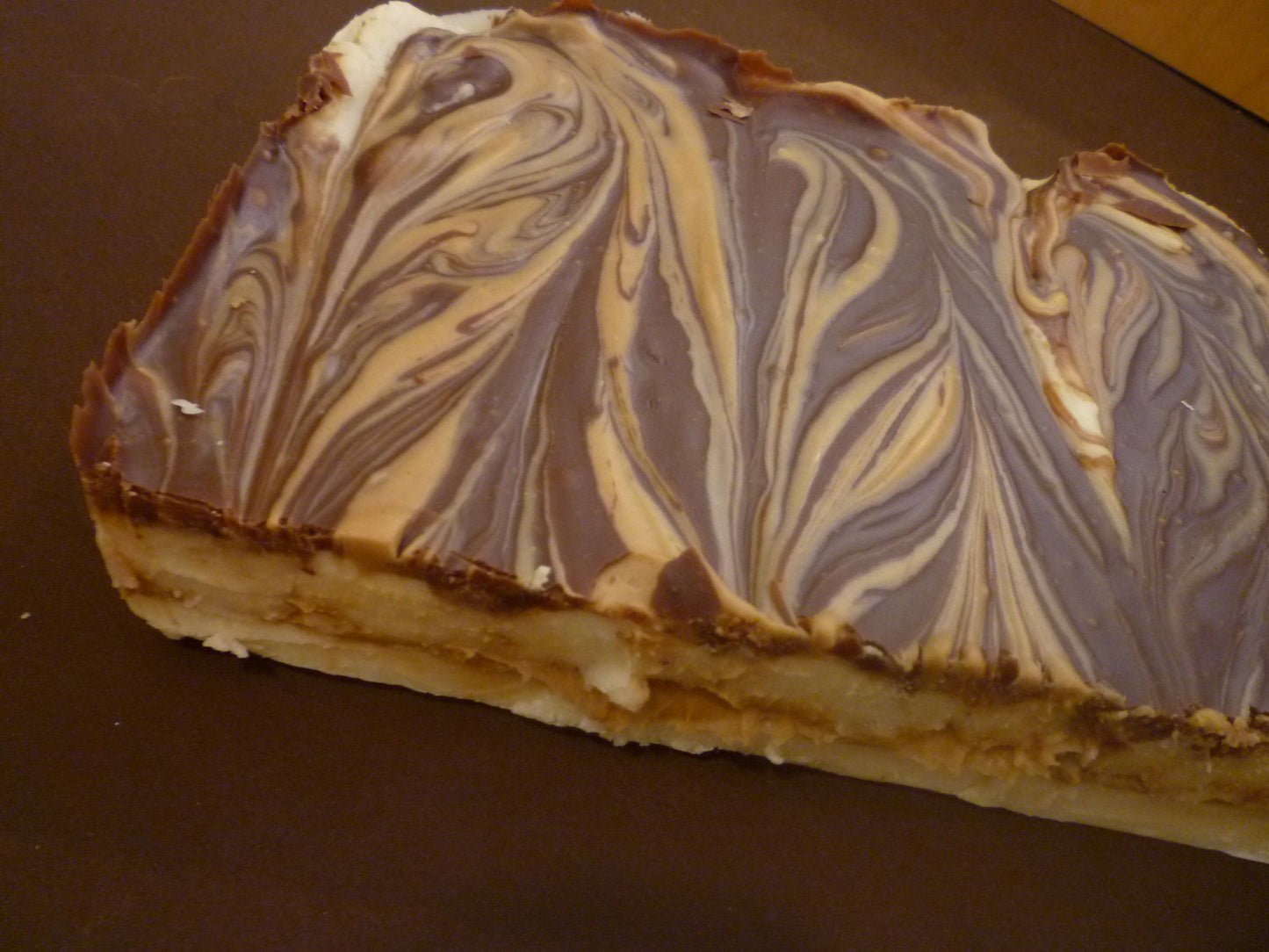 Tiger Butter Fudge - (Vanilla Fudge with Creamy Peanut Butter and Chocolate)