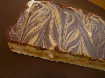 Tiger Butter Fudge - (Vanilla Fudge with Creamy Peanut Butter and Chocolate)