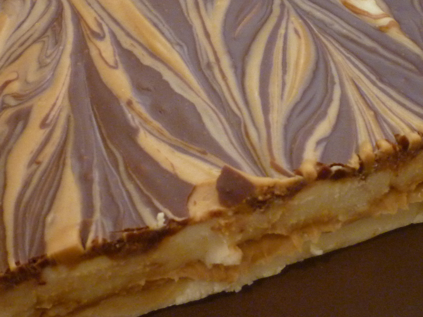 Tiger Butter Fudge - (Vanilla Fudge with Creamy Peanut Butter and Chocolate)