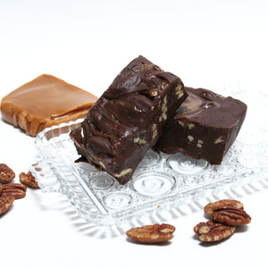 Turtle Fudge - (rich chocolate, lots of caramel, and pecans)