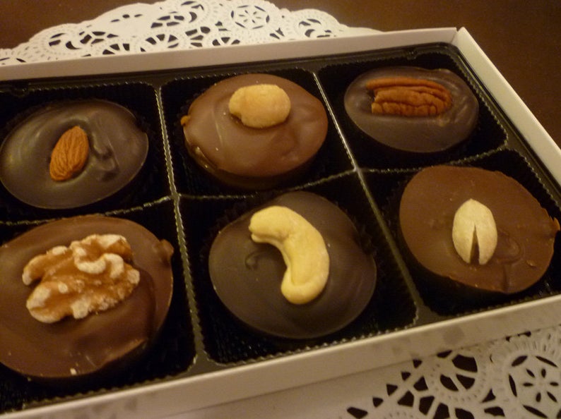 6 piece gift box of assorted Caramel Bites