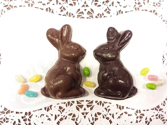 Twin Bunnies in Milk & Dark Chocolate