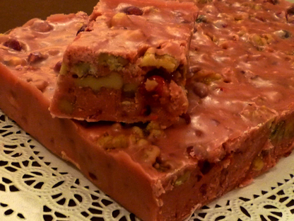Cranberry Orange Walnut fudge