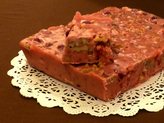 Cranberry Orange Walnut Fudge